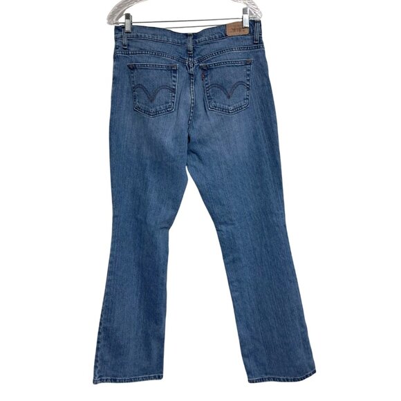 Levis 550 Womens Classic Relaxed Bootcut Jeans Size 12 M Blue Denim - Picture 5 of 9